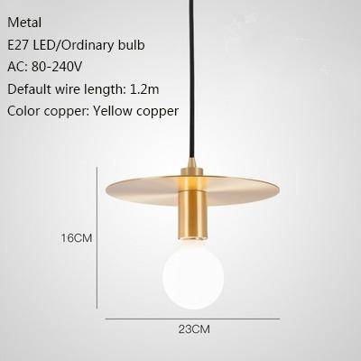Personnalité nordique lampes suspendues à tête unique E27 lampes à pendentif LED pour salon chambre salle de bains allée restaurant chambre d'hôtel