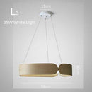 Lustre design LED rond en bois Nordic