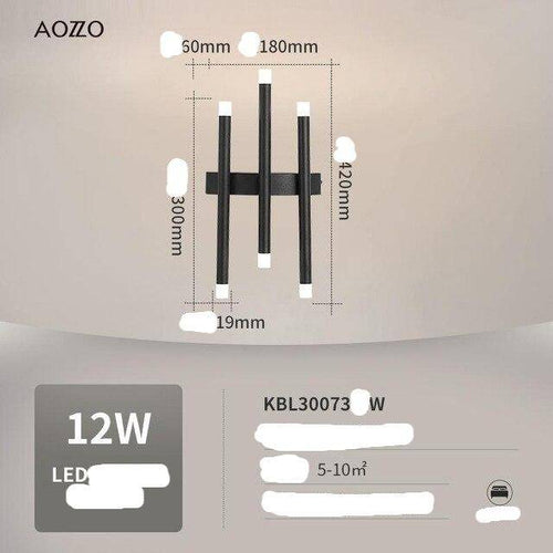 Suspension design avec plusieurs cylindres LED Background - vue 9 sur 8