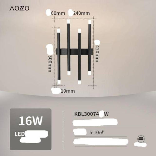Suspension design avec plusieurs cylindres LED Background - vue 8 sur 8