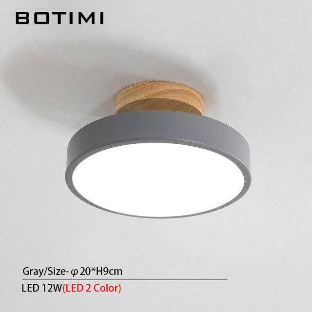 Plafonnier moderne LED rond aux bords épais Lighty - vue 4 sur 6