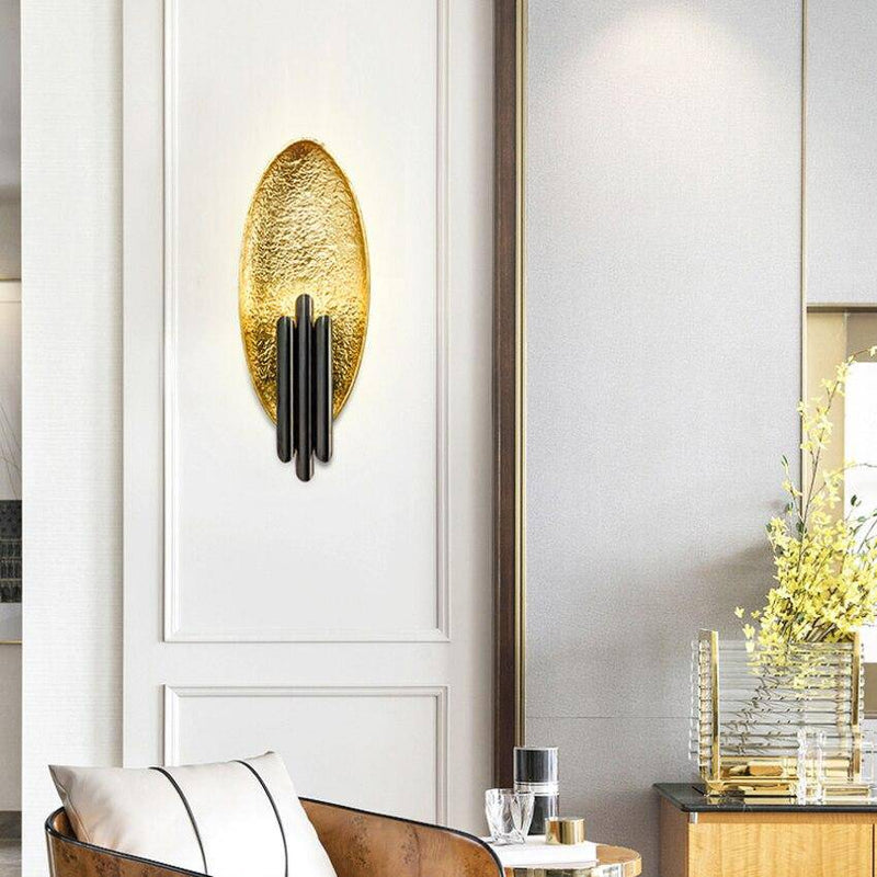 Applique murale design LED arrondie avec trois tubes style Sconce