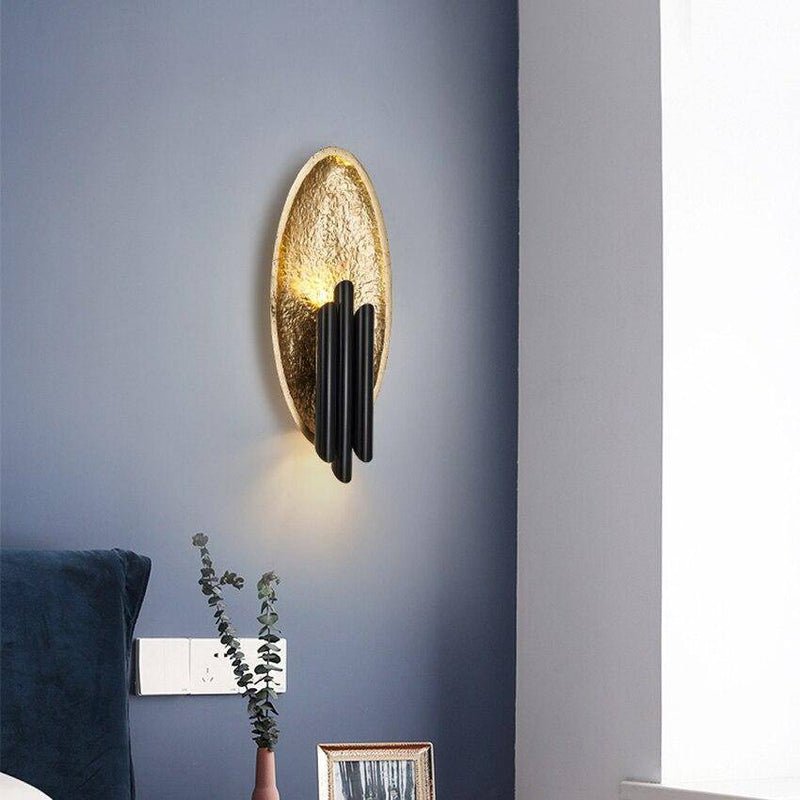 Applique murale design LED arrondie avec trois tubes style Sconce