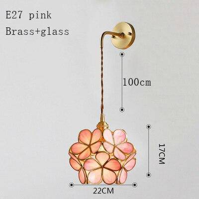 Applique murale design LED avec plusieurs trèfles en verre et métal - vue 6 sur 10
