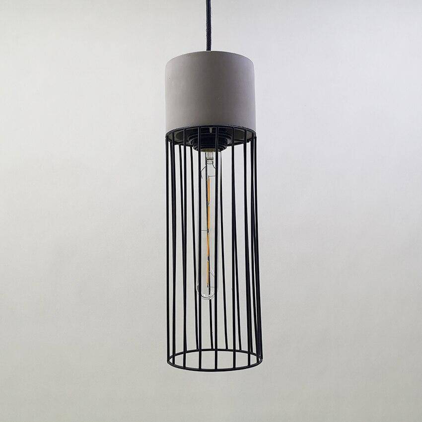 Suspension design LED en métal style cage rétro Coffee - vue 5 sur 8
