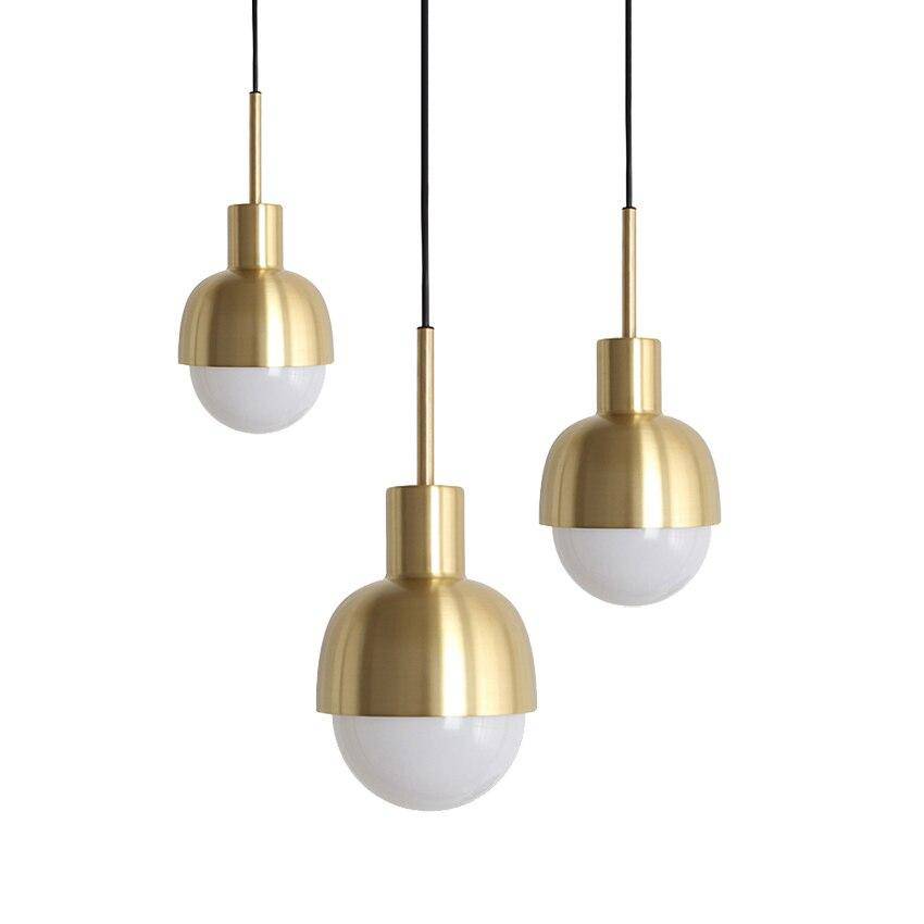 Suspension demi boule doré Nordic - vue 6 sur 6