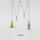 Suspension design à plusieurs lampes suspendues Pulley