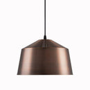 Suspension design LED avec abat-jour cuivré style Loft