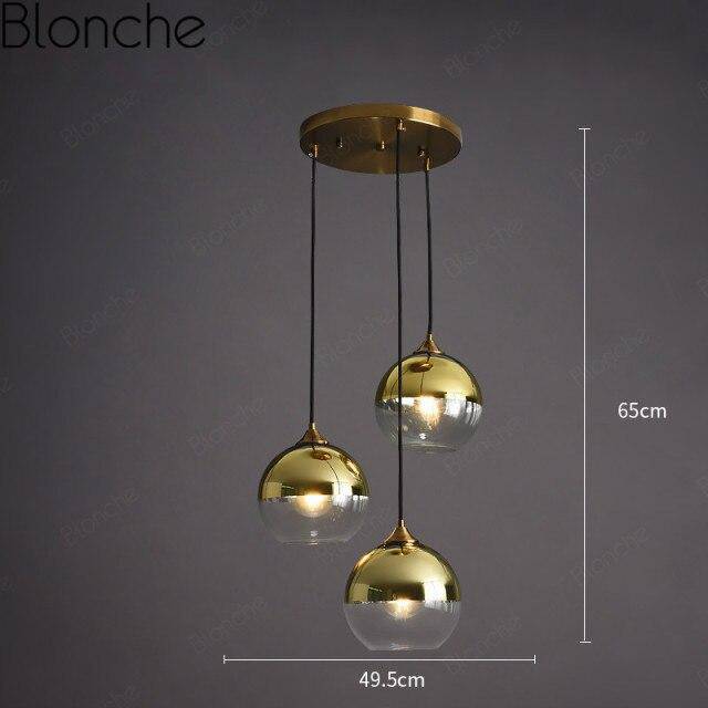 Suspension design LED avec boule en verre fumé Loft - vue 4 sur 15
