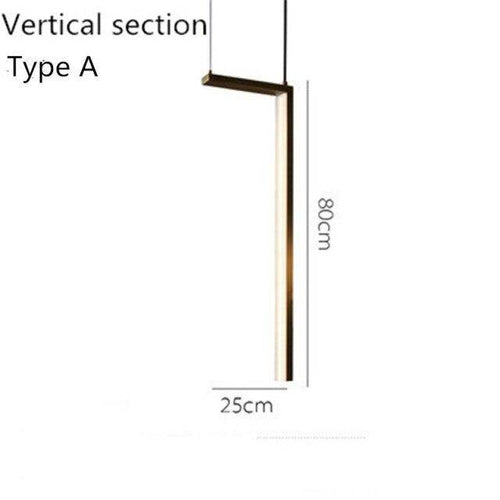 Suspension LED aux formes géométriques design et finitions cuivrées - vue 7 sur 10