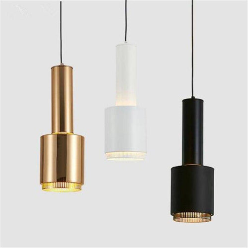 Suspension design LED en tube cylindrique métal Creative - vue 4 sur 5