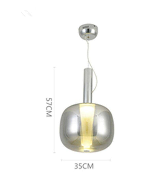 Suspension design en verre fumé de couleur Luxury - vue 7 sur 6