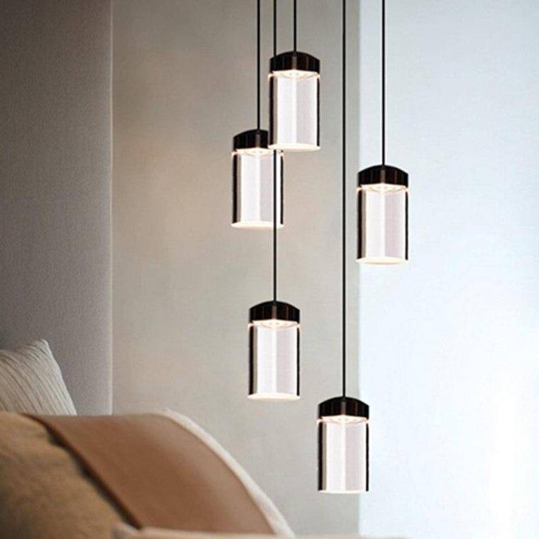 Suspension design cylindre en verre de plusieurs longueur - vue 5 sur 10