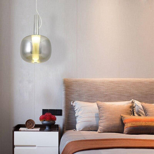 Suspension design en verre fumé de couleur Luxury - vue 3 sur 6
