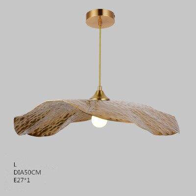 Suspension design feuille de lotus style chinois - vue 8 sur 8