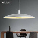 Suspension design à LED avec abat-jour arrondi en métal