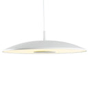 Suspension design à LED avec abat-jour arrondi en métal
