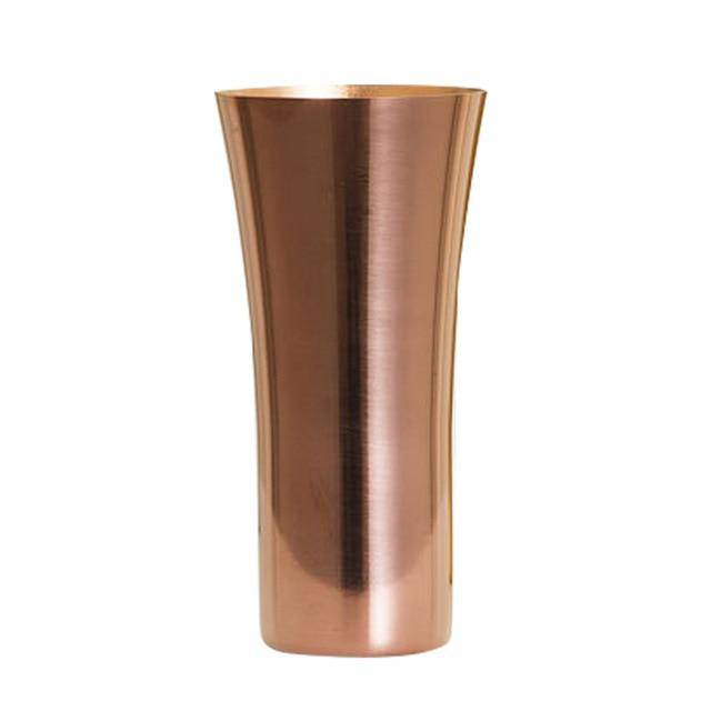Vase design chromé gold Steel - vue 5 sur 9