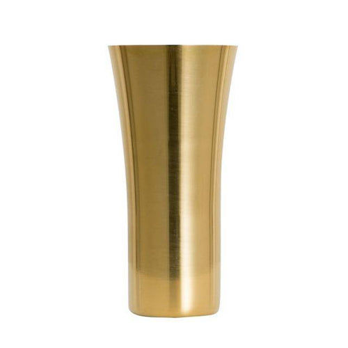 Vase design chromé gold Steel - vue 9 sur 9