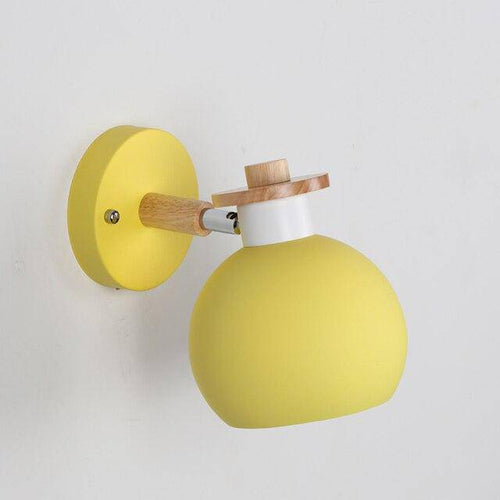 Applique murale moderne boule en métal Macaroon