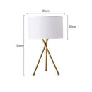 Lampadaire moderne LED tripod avec abat-jour cylindrique