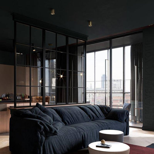 Spot design LED en cylindre cuivré Loft - vue 3 sur 3