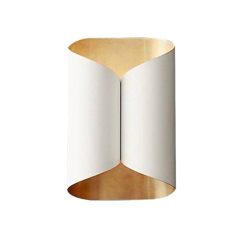 Applique murale design LED en métal style tuile dorée Sofa - vue 8 sur 7