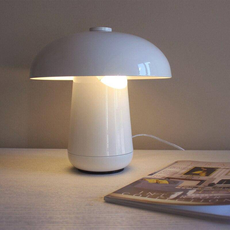 Lampe à poser design à LED en métal style mushroom - vue 5 sur 16