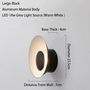 Applique murale design à LED avec coupe en métal coloré Loft