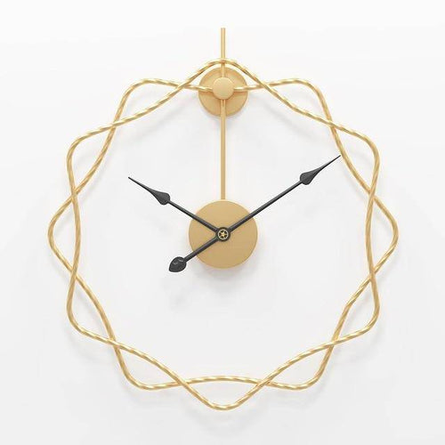 Horloge murale design étoiles décalées en métal 50cm Decor