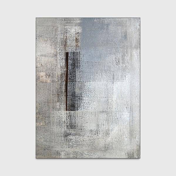 Tapis rectangle moderne noir et blancs Style A - vue 4 sur 4