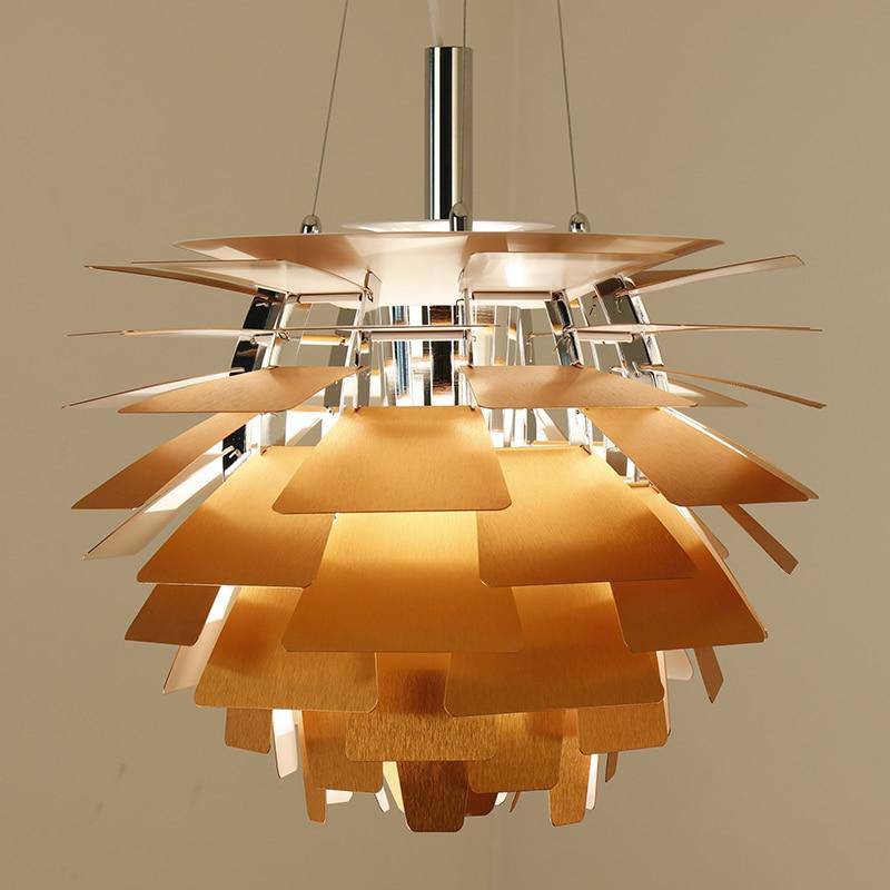 Suspension design LED avec plusieurs plaques colorées Pinecone - vue 2 sur 6