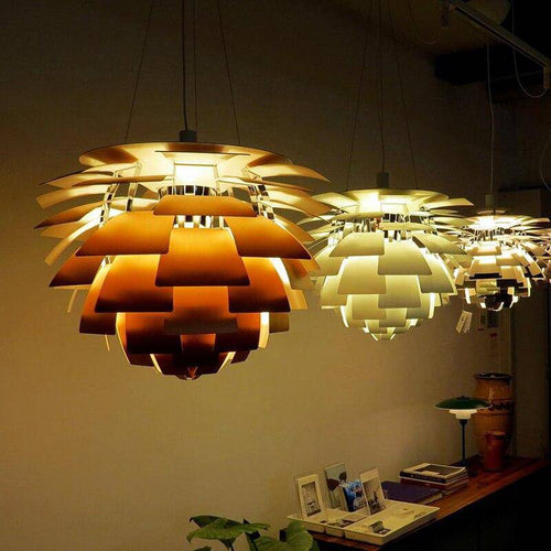 Suspension design LED avec plusieurs plaques colorées Pinecone - vue 5 sur 6