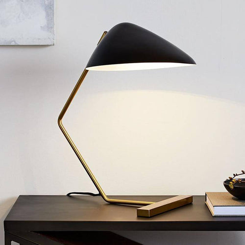 Lampe à poser design LED avec finitions dorées Luxury