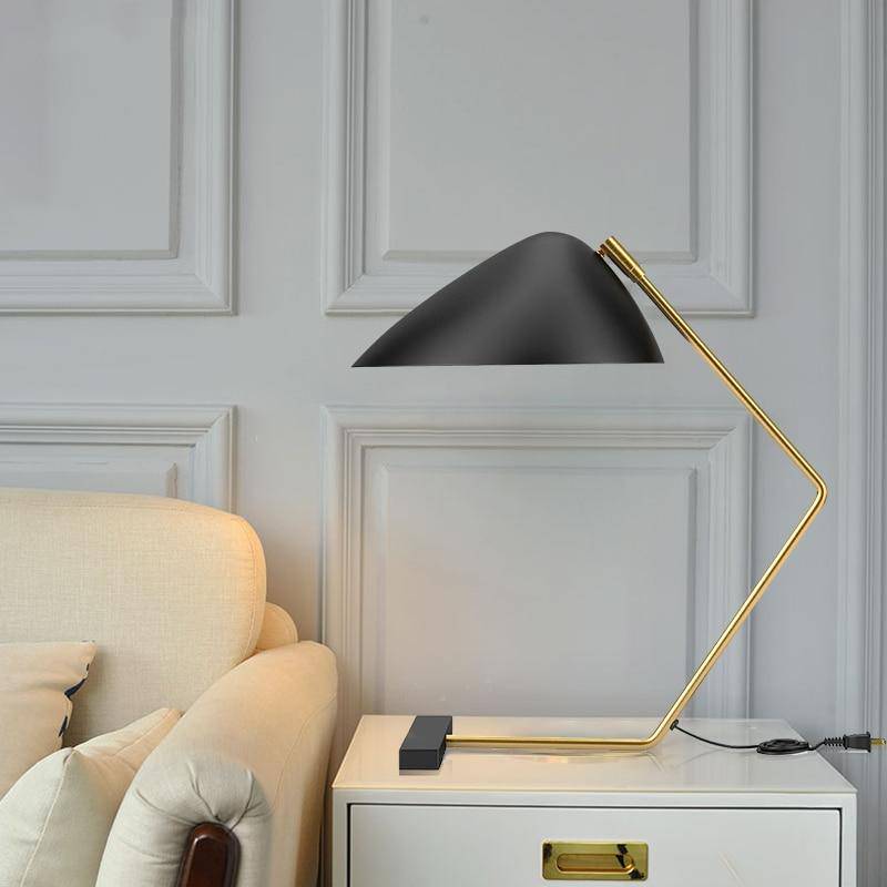 Lampe à poser design LED avec finitions dorées Luxury - vue 5 sur 7