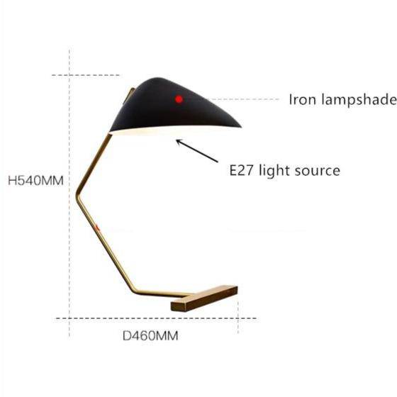 Lampe à poser design LED avec finitions dorées Luxury - vue 8 sur 7