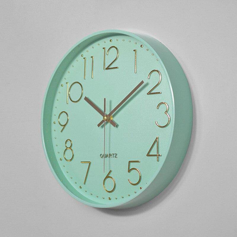 Horloge murale moderne ronde colorée 30cm