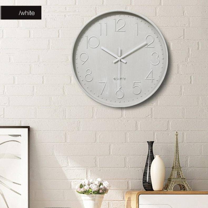 Horloge murale moderne ronde colorée 30cm
