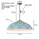 Suspension design à LED avec abat-jour industriel en métal Loft