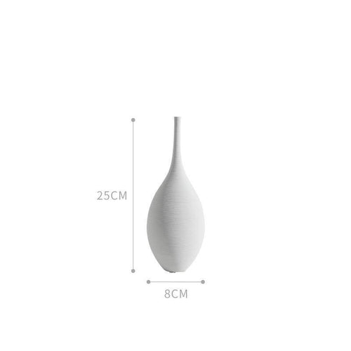 Vase design en céramique style minimaliste Zen - vue 12 sur 11