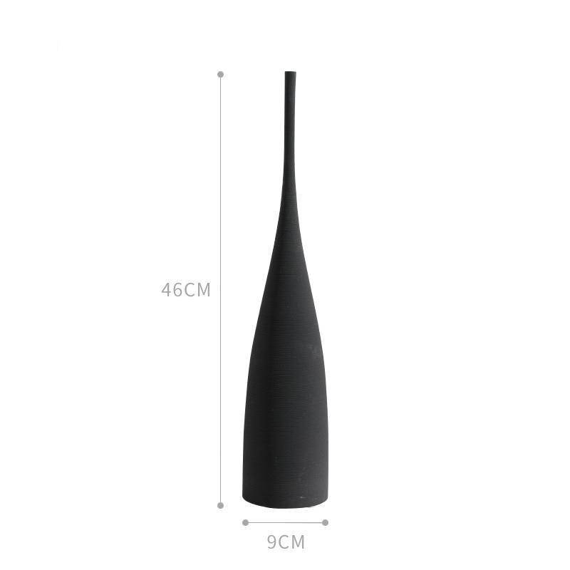 Vase design en céramique style minimaliste Zen - vue 8 sur 11