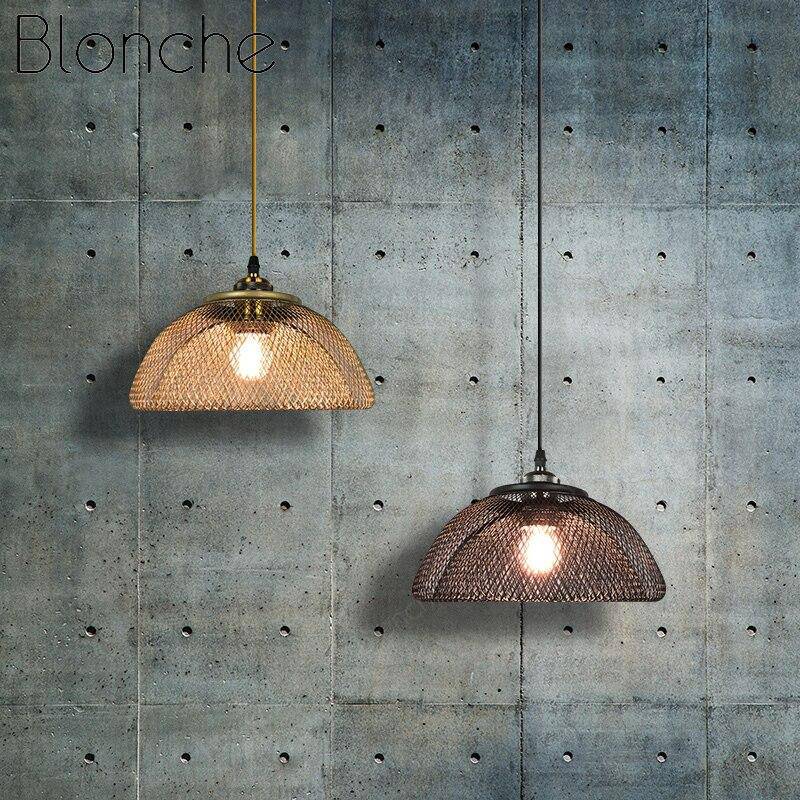 Suspension rétro LED en métal style industriel Hang - vue 6 sur 11