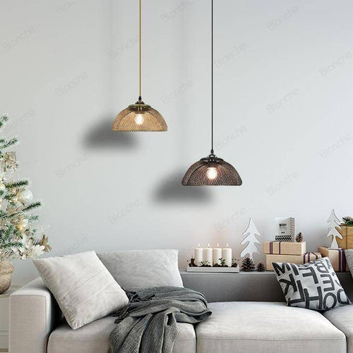 Suspension rétro LED en métal style industriel Hang