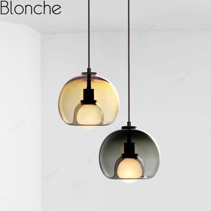 Suspension design LED en verre fumée Lights - vue 4 sur 10