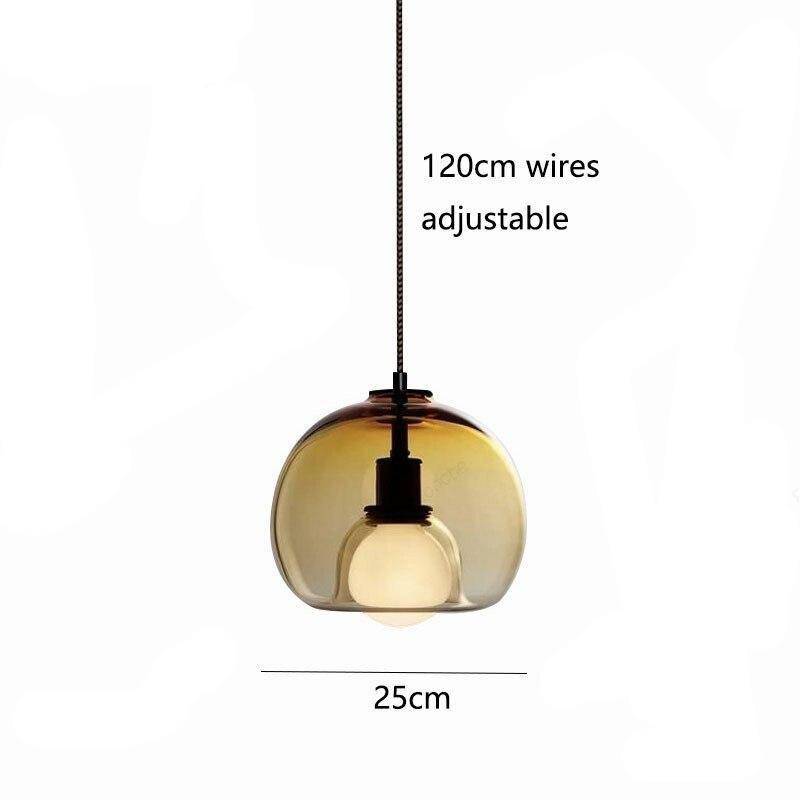 Suspension design LED en verre fumée Lights - vue 7 sur 10