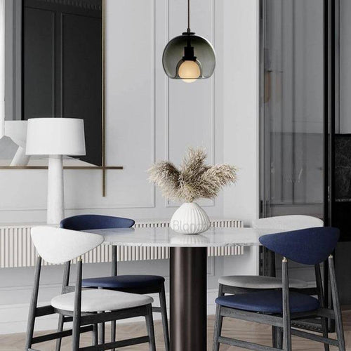 Suspension design LED en verre fumée Lights - vue 3 sur 10