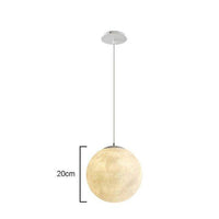 Suspension design LED en boule style Moon