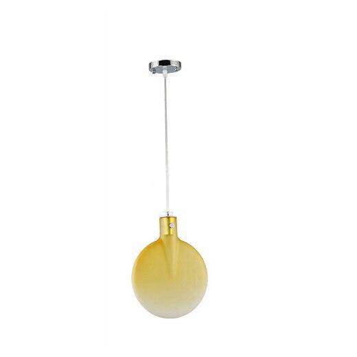 Suspension moderne LED en verre coloré Paddle - vue 5 sur 7