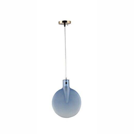 Suspension moderne LED en verre coloré Paddle - vue 6 sur 7