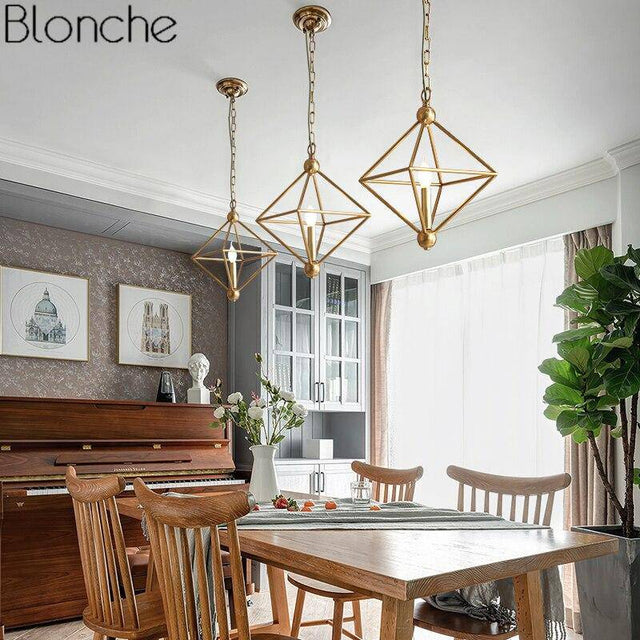 Suspension industrielle LED en métal Loft